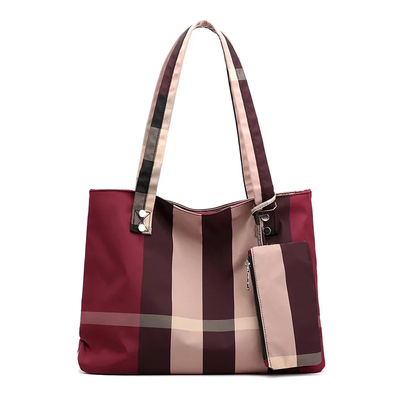 Women Waterproof Tote Causal Shopping Bag Ladies Cloth Shoulder Bag