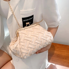 Leather Wedding Shoulder Bag Chain Cross Body Party Dinner Wallet
