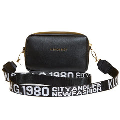 Women Wide Shoulder Strap Small Handbag Purse Crossbody