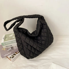 Women Winter Handbag Purses Space Pad Cotton Crossbody Bag