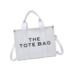 Women Work Tote Handbag PU Leather with Shoulder Strap Daily Use Bag