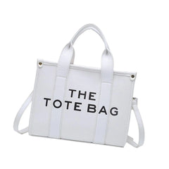 Women Work Tote Handbag PU Leather with Shoulder Strap Daily Use Bag