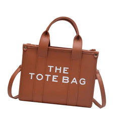 Women Work Tote Handbag PU Leather with Shoulder Strap Daily Use Bag