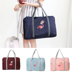 Flamingo Print Yoga Travel Bag Organizer Toiletries Storage Pouch