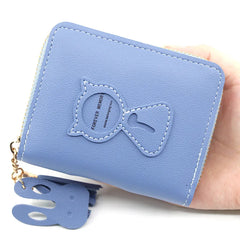 Cat Clutch Bag Letter Print Wallet Tassels Ladies Female Purse