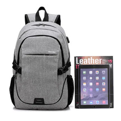 USB Charging Laptop Backpack Business Student Bag