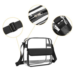 Transparent All-purpose Shoulder Bag for Travel, Shopping, Gym, Beach