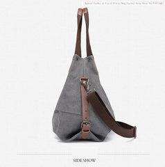 Women Canvas Handbag Casual Tote Shoulder Bags