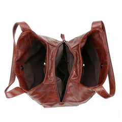 Soft Leather Women's Crossbody Bag, Wild Shoulder Capacity Handbag