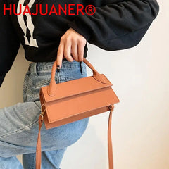 Leather Small Clutch Bag For Women Crossbody Shoulder Purse