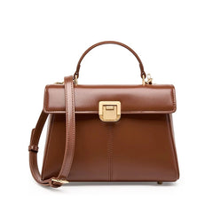 Women's Leather Commuter Bag High Shoulder Crossbody Bag