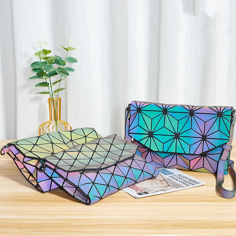 Luminous Shoulder Bag Envelope Crossbody Bag Girls Flap Bolsos Mujer