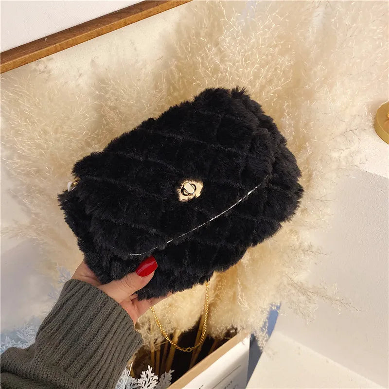 Women Soft Shoulder Bag Lady Side Pure Bag