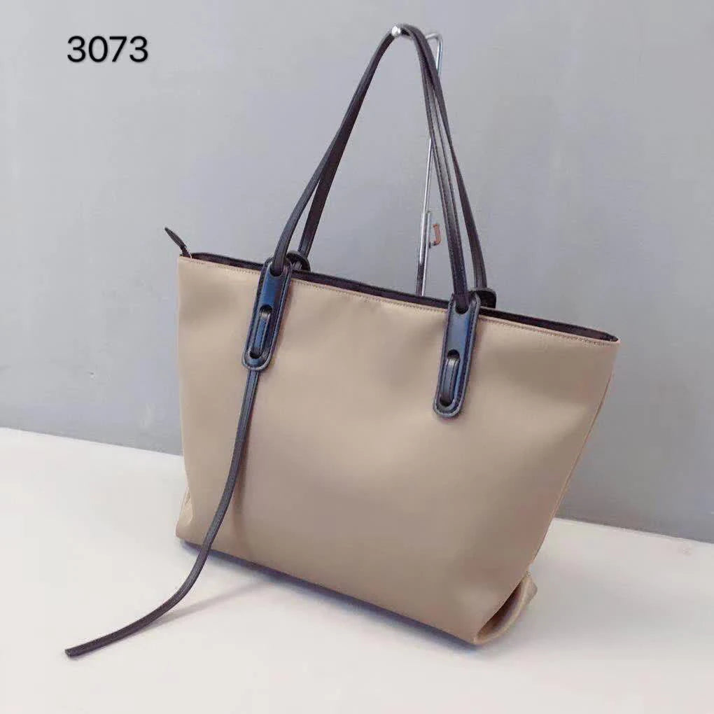 Nylon Shoulder Bag Large Capacity Tote Casual Commuter B