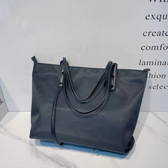 Nylon Shoulder Bag Large Capacity Tote Casual Commuter B