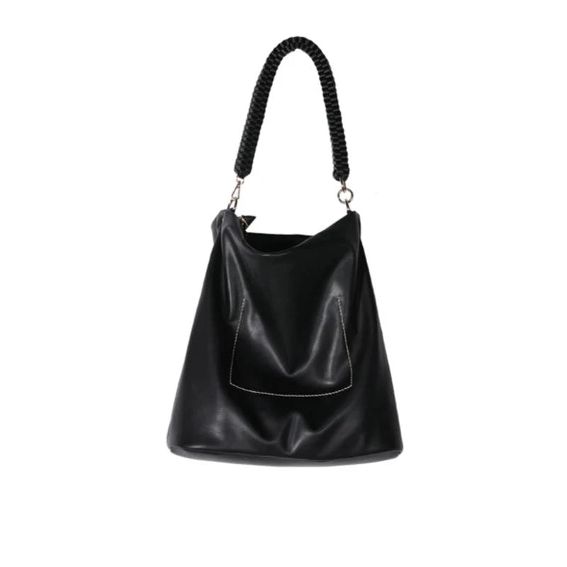 Women PU Leather Handbags Female Shoulder Bag Lady Tote Large Capacity