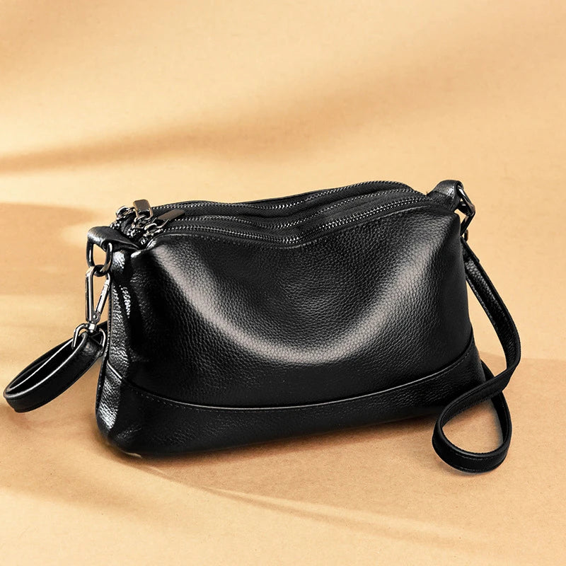 Women's Leather Shoulder Messenger Bag Tote Bag