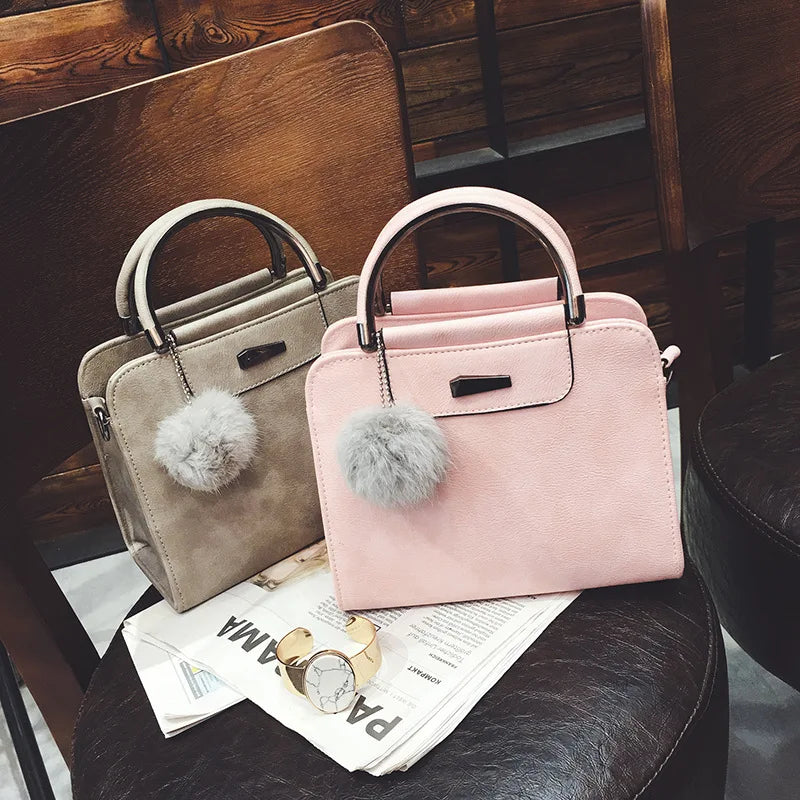 Women's Square Bag Shoulder Handbag Winter Fashion Satchel