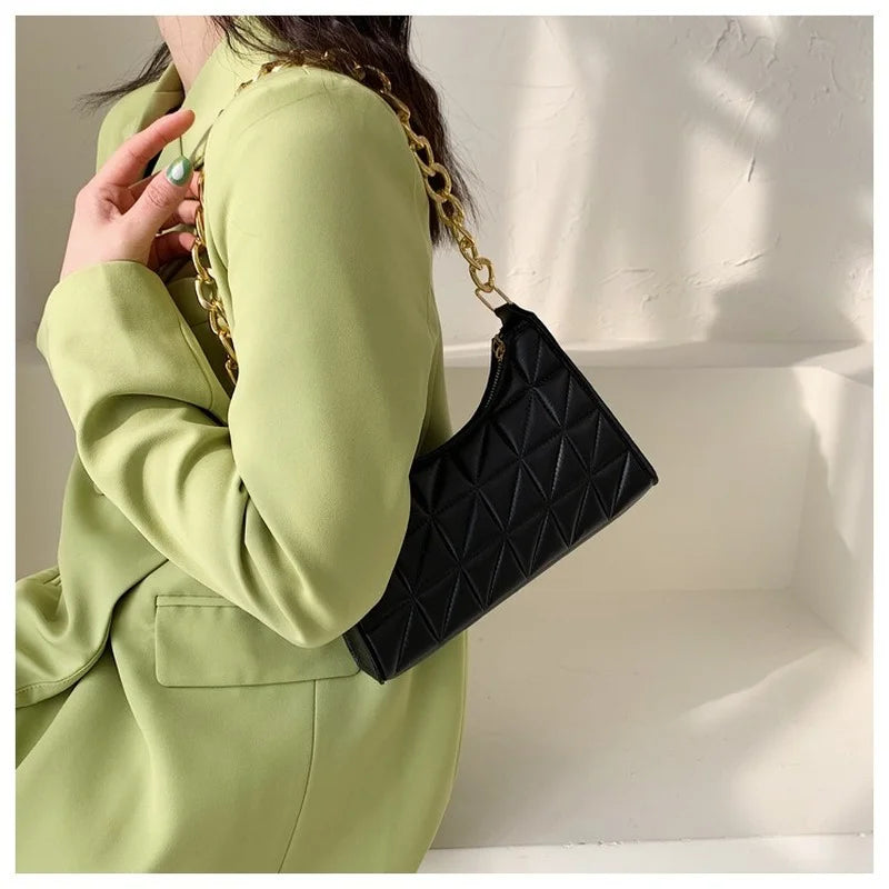 Diamond Chain Shoulder Bag Handbag