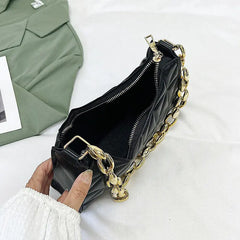 Women's Advanced Shoulder Bag Chain Handbag Large Capacity Armpit Bag