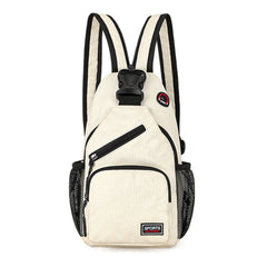 Women's Backpack Casual Travel Bags School Girl Chest Bag With Buckle