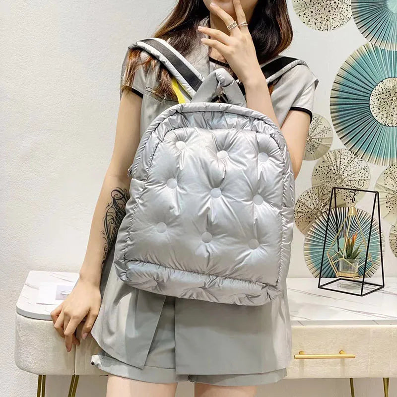 Women's Winter Backpack Large Capacity Student School Bag
