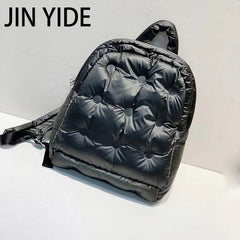 Winter Space Pad Cotton Feather Down Backpack