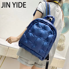 Winter Space Pad Cotton Feather Down Backpack