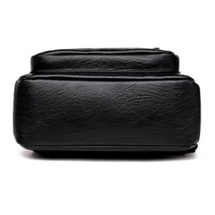Women's Backpack Large PU Leather Handbag Schoolbag For Girls