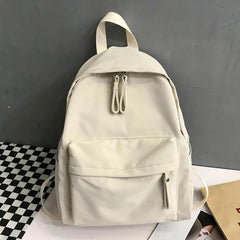 Canvas School Backpack Anti-theft Shoulder Bag for Girls