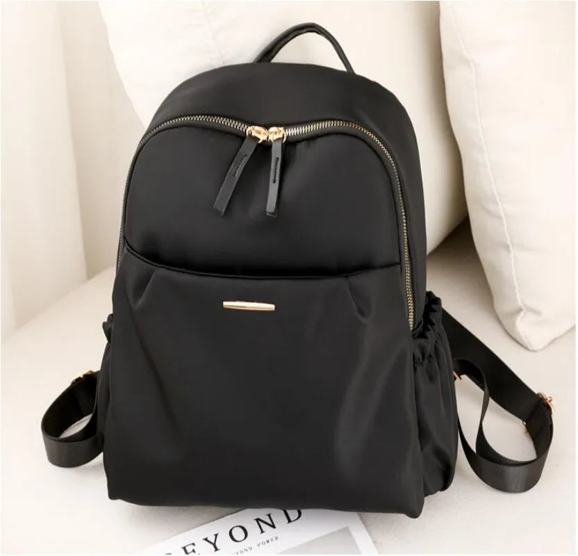 Women's Waterproof Oxford Cloth Backpack Vertical Square