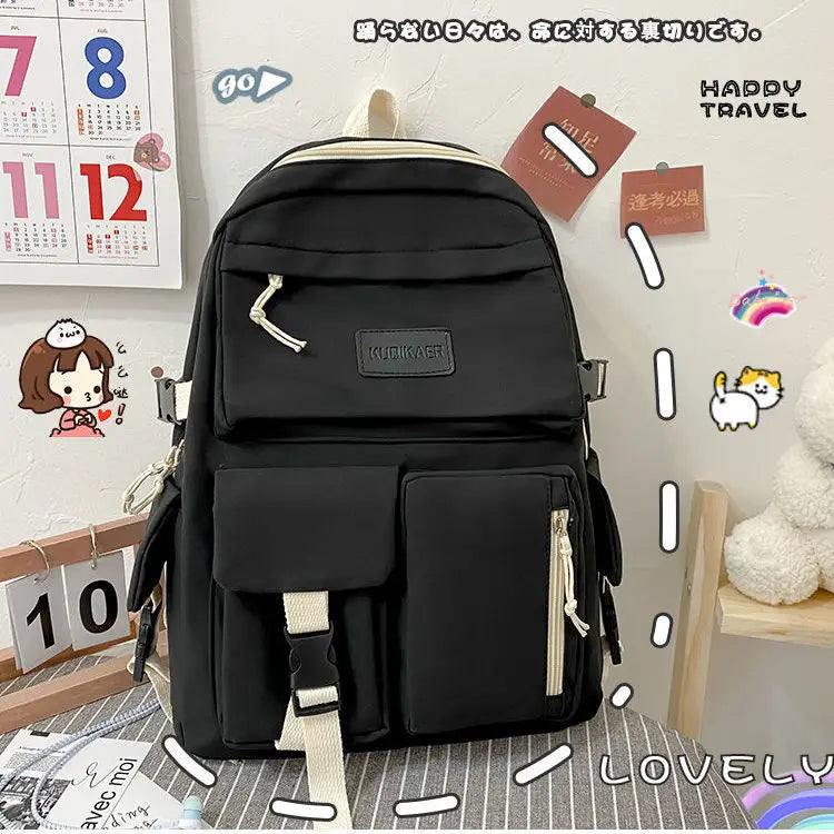 Women's Anti-theft Backpack Waterproof Nylon School Bag