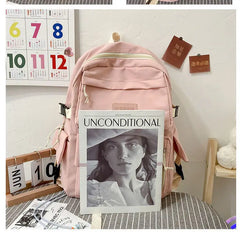 Women's Anti-theft Backpack Waterproof Nylon School Bag
