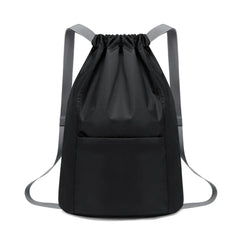 Women's Foldable Sports Bag Backpack Drawstring School Bag Male Backpack