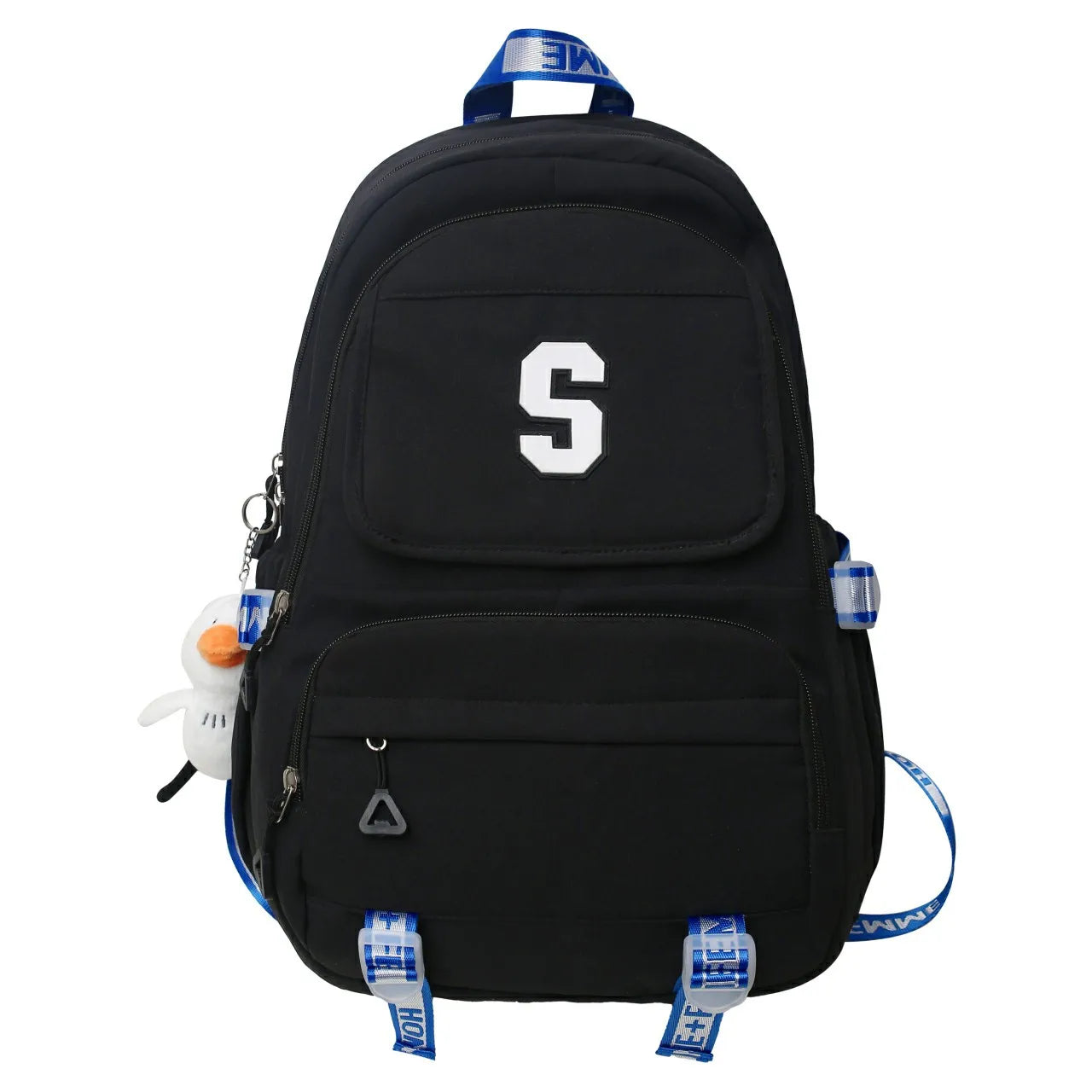 Women's Solid Backpack for Teenage Girl Book Knapsack