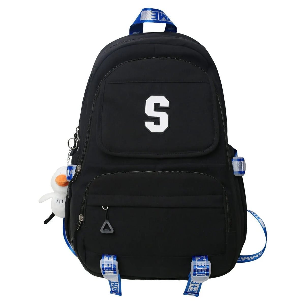 Women's Solid Backpack for Teenage Girl Book Knapsack