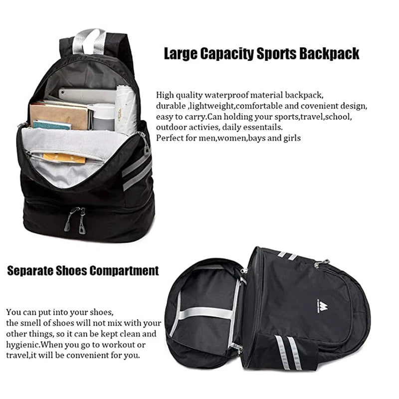 Women's Waterproof Backpack Organizer Travel Shoulder Bag