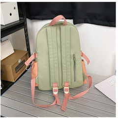 Women's Panelled Waterproof Nylon Travel Backpack