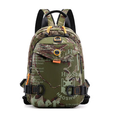 Waterproof Nylon Double Shoulder Bags Backpacks for Men and Women