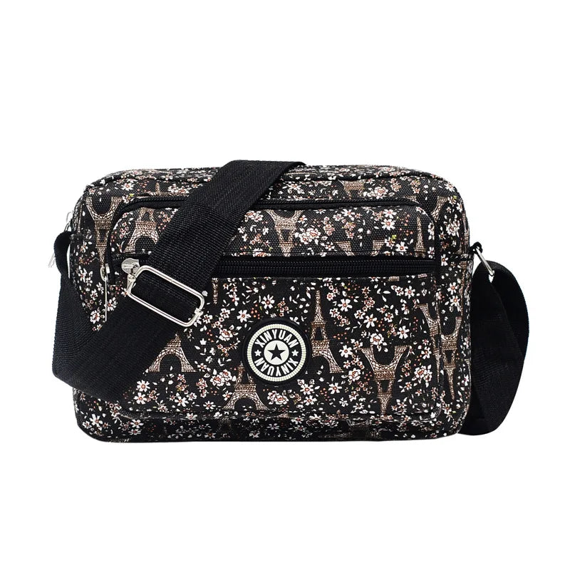 Canvas Shoulder Bag High-capacity Women's Messenger Bag