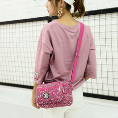 Canvas Shoulder Bag High-capacity Women's Messenger Bag