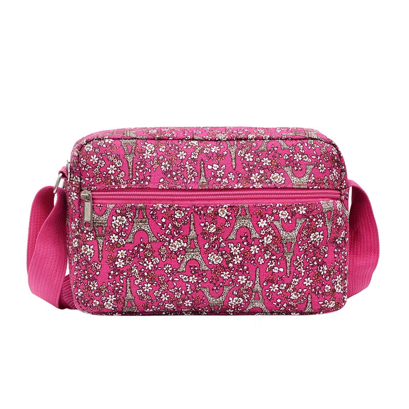 Canvas Shoulder Bag High-capacity Women's Messenger Bag