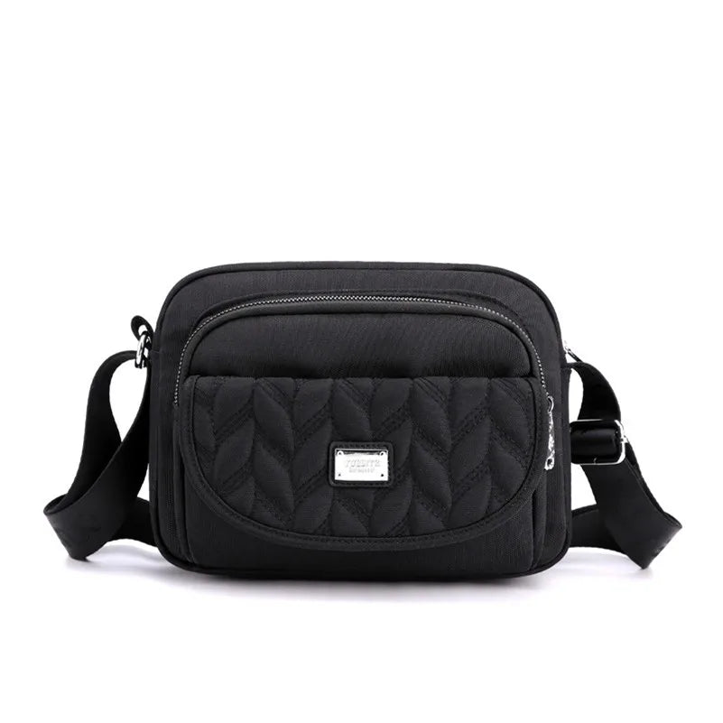 Women's Nylon Crossbody Bag Solid Color Shoulder Bag