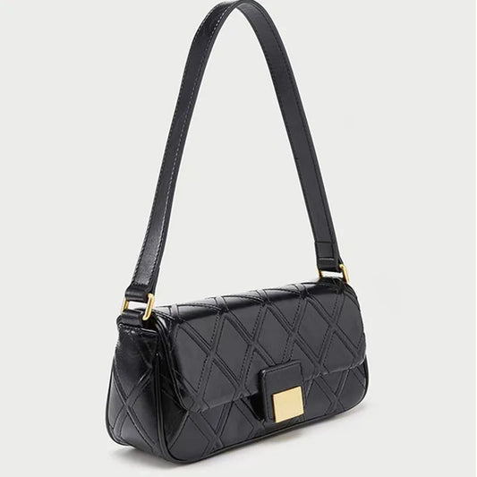 Small Fragrance Square Diamond Retro Shoulder Bag