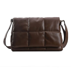 Winter Soft Cotton Embroidery Thread Messenger Bag