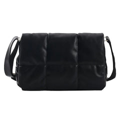 Winter Soft Cotton Embroidery Thread Messenger Bag