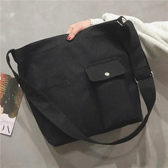 Canvas Tote Bag Soft Messenger Crossbody Shoulder Bags