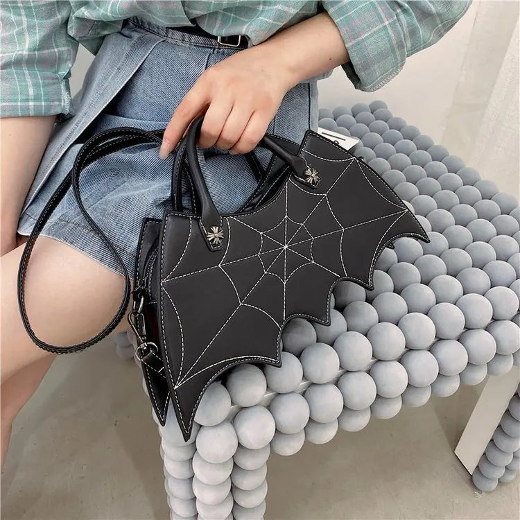 Prank Bat Handbag Messenger Bag PU Bag
