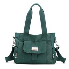 Women's Layered Messenger Bag Oxford Cloth Large Tote Bag