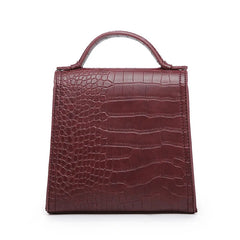 Chic Croc Shoulder Bag for Women
